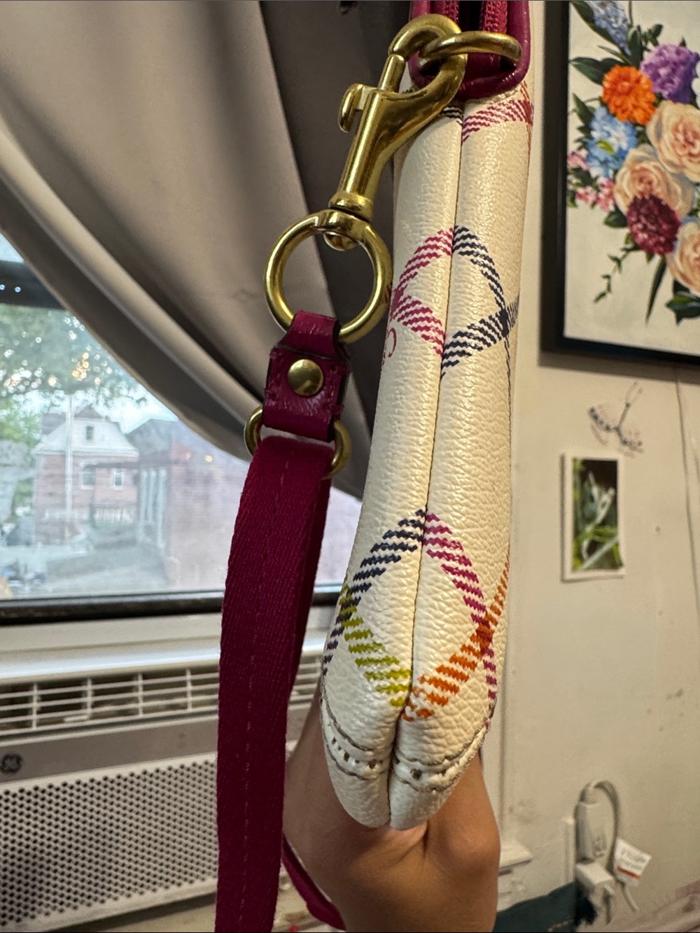 Coach tattersall tablet crossbody case - Picture 6 of 10